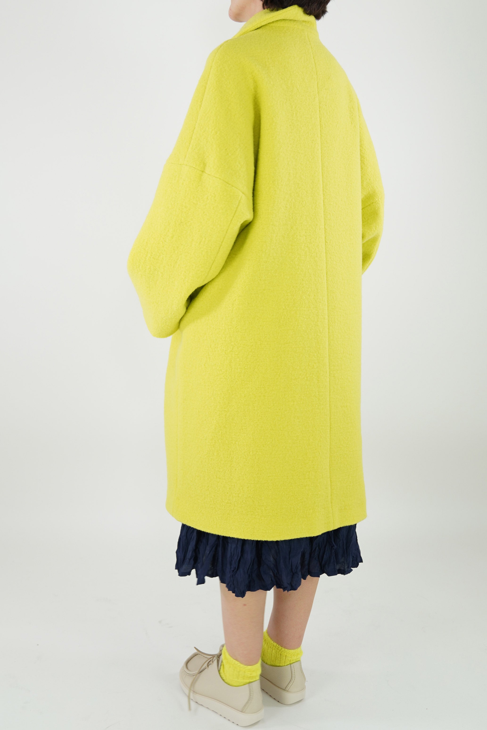 wool coat coper sulfur yellow
