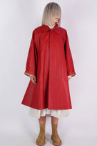 coat cameron vermilion red