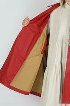 coat cameron vermilion red
