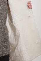 coat claus boiled wool ecru