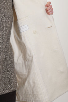 coat claus boiled wool ecru