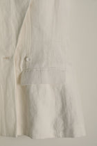cotton linen waistcoat gertrude off-white