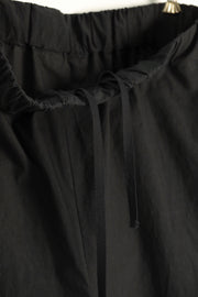 cotton silk pants pierre black