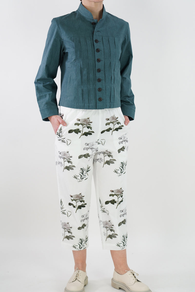 cropped pants pauline white x rose