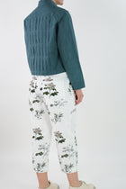 cropped pants pauline white x rose