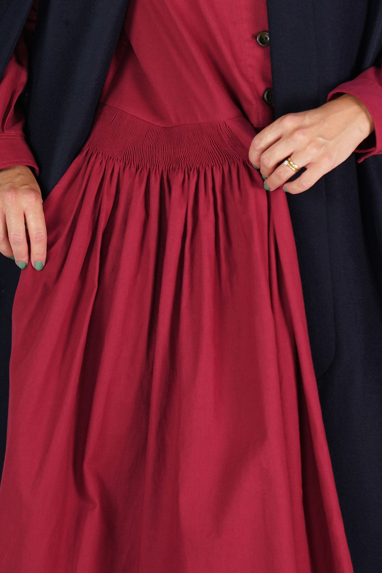 dress clara red