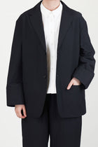 jacket edouard wool cotton black