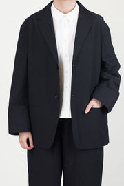 jacket edouard wool cotton black