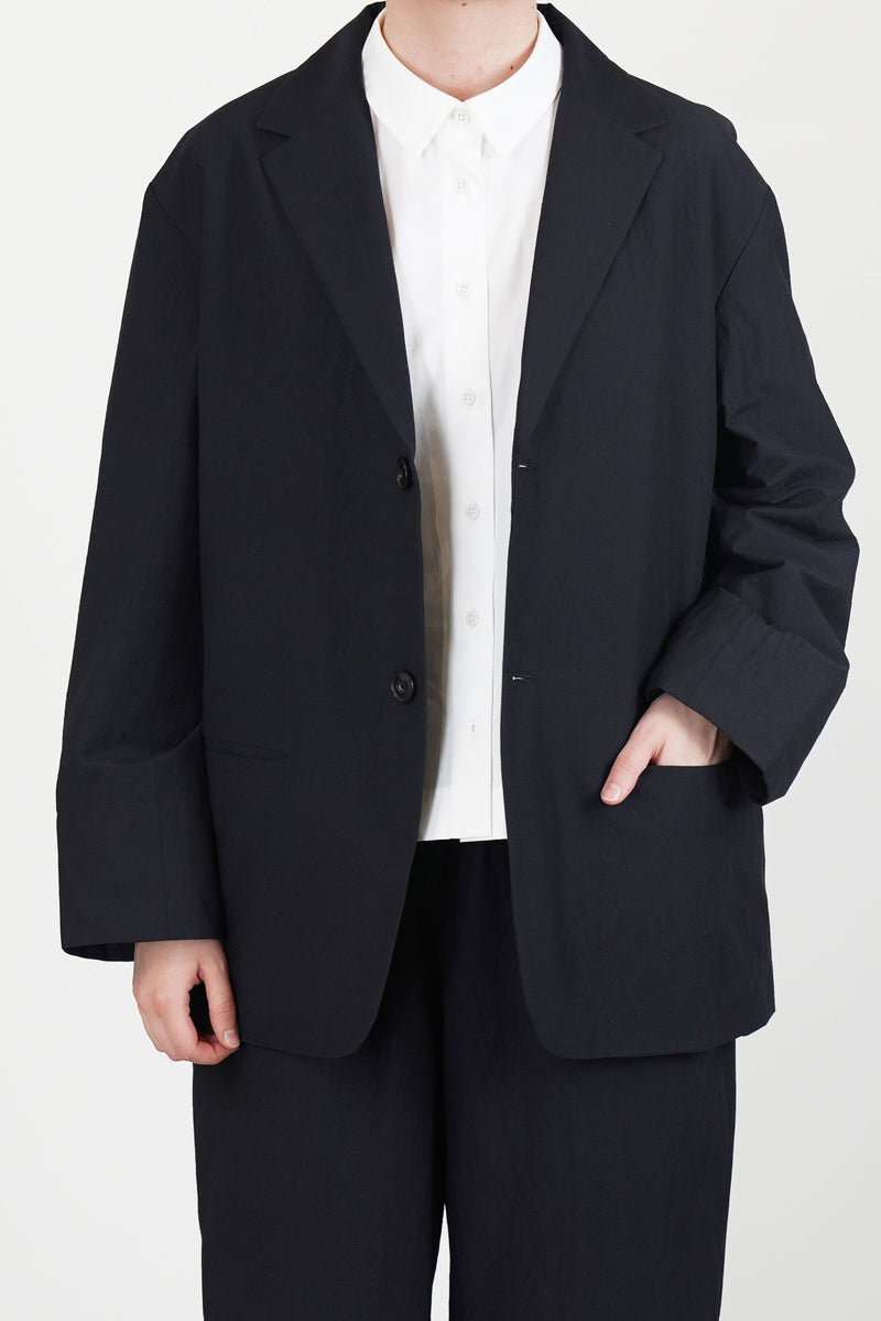 jacket edouard wool cotton black
