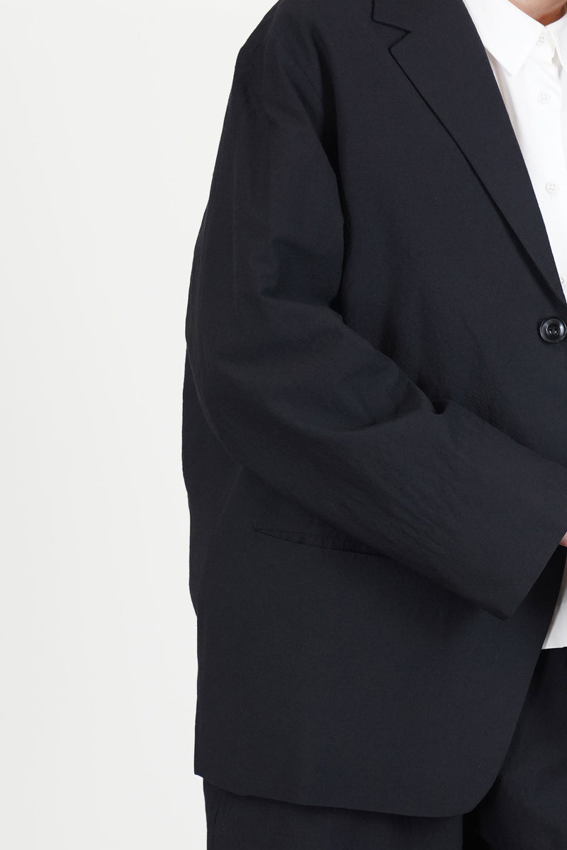 jacket edouard wool cotton black