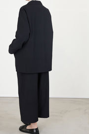 jacket edouard wool cotton black
