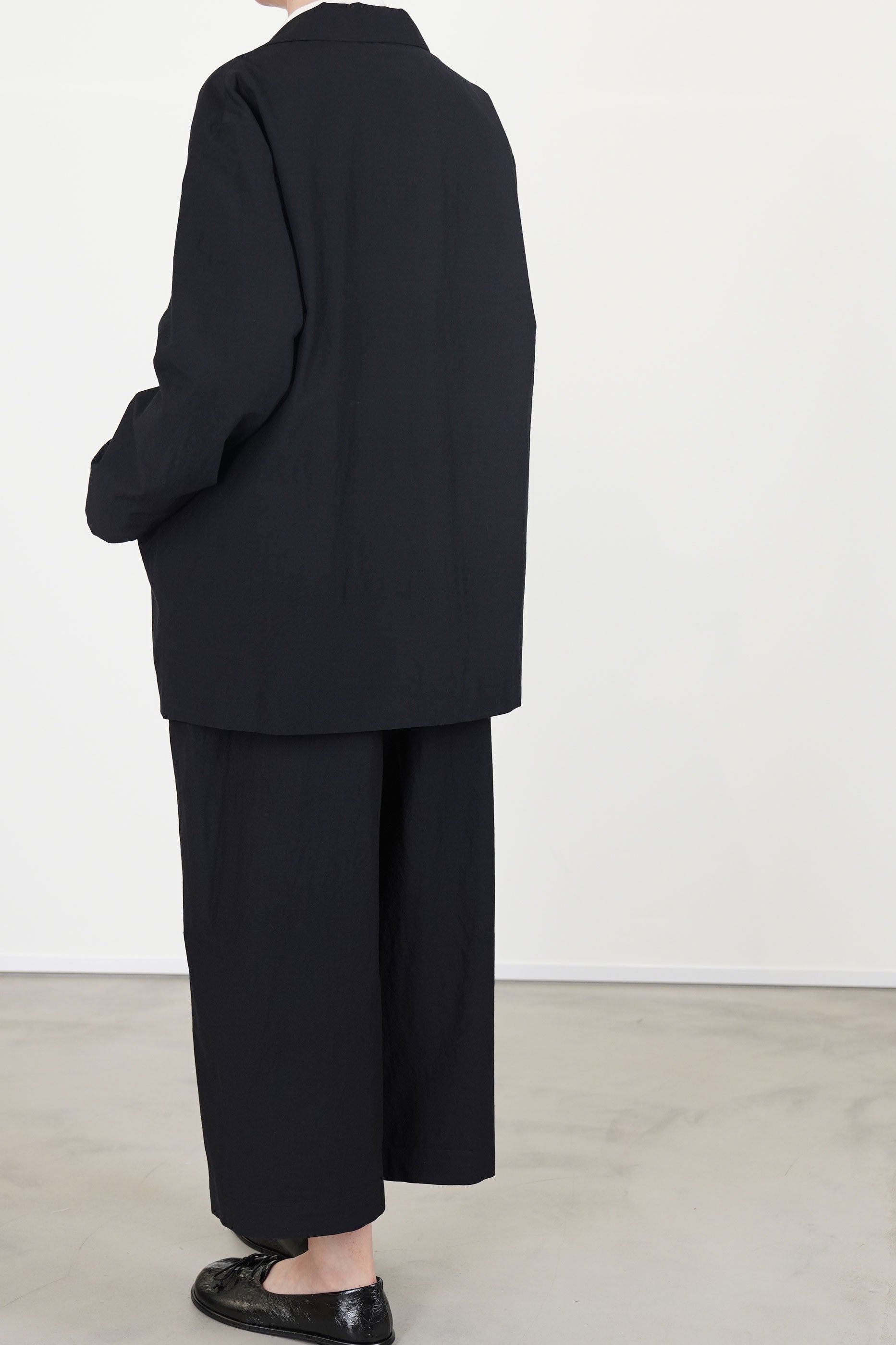 jacket edouard wool cotton black