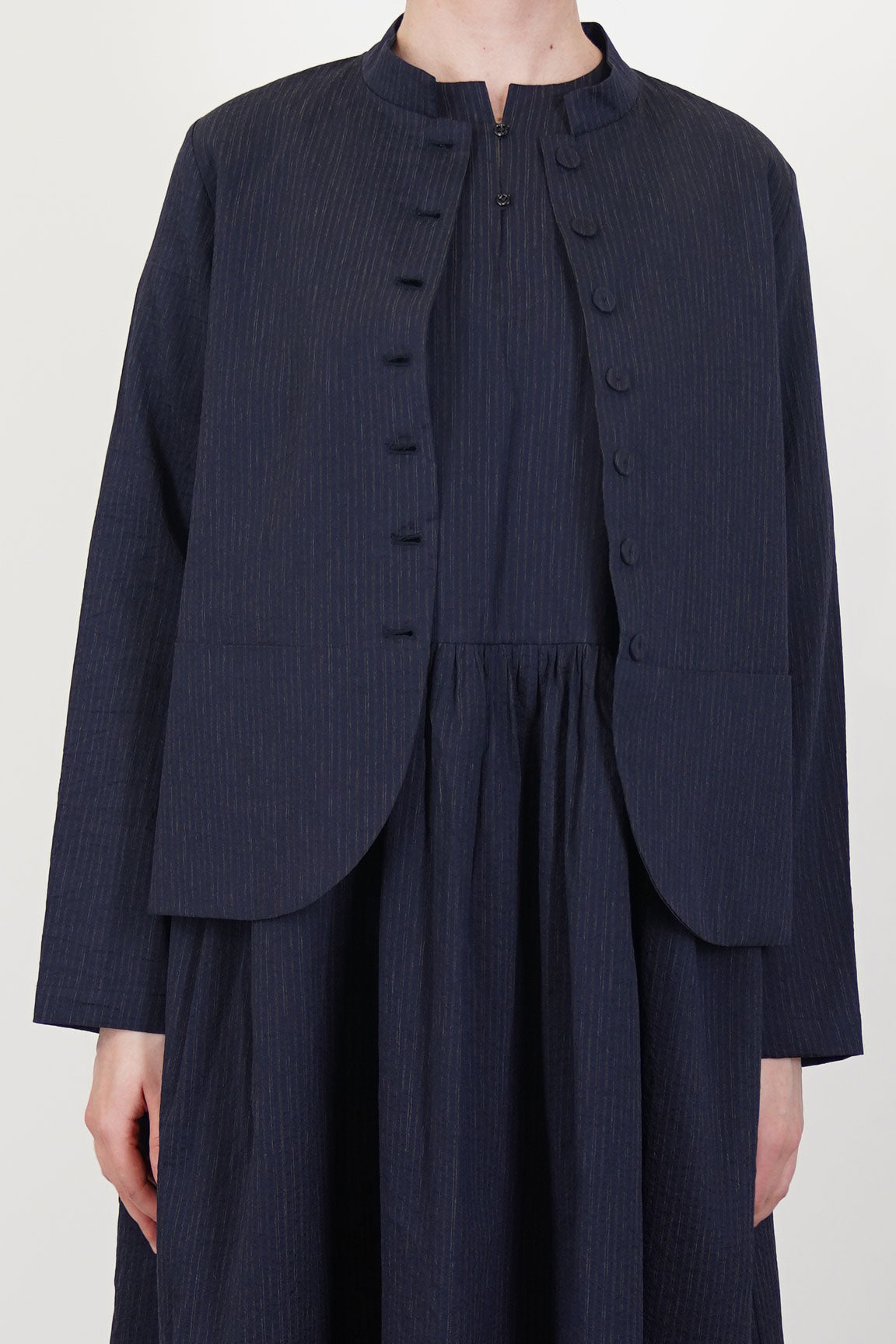 jacket jessica dark navy thin stripes