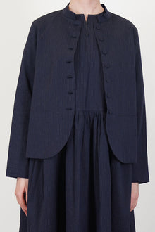 jacket jessica dark navy thin stripes