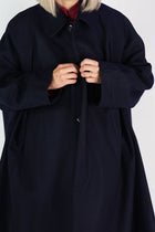 loden wool coat cameron dark navy