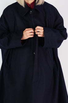 loden wool coat cameron dark navy