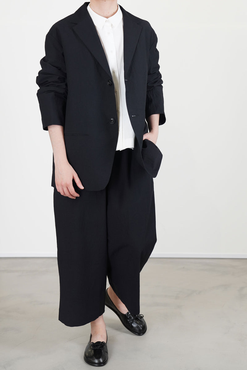 pants pierre wool cotton black