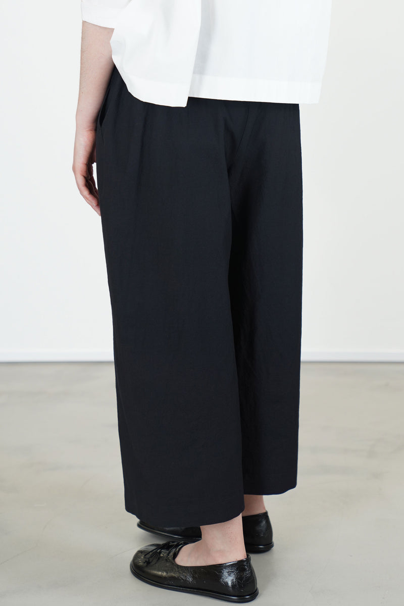 pants pierre wool cotton black