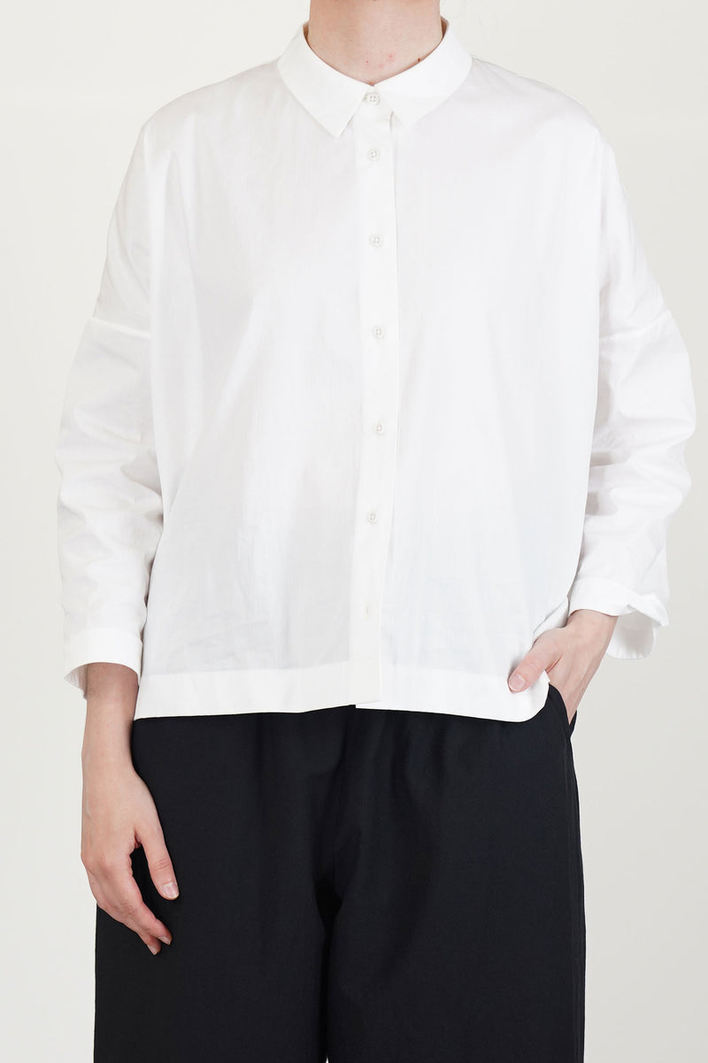 shirt brigitte plain cotton white