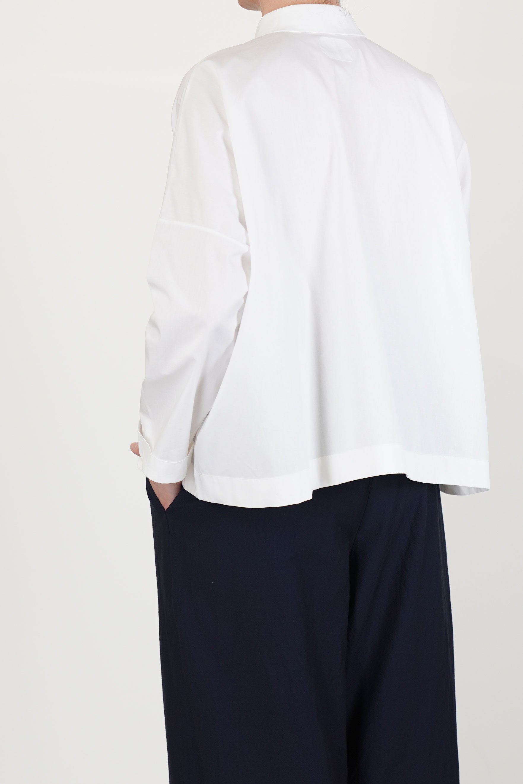 shirt brigitte plain cotton white