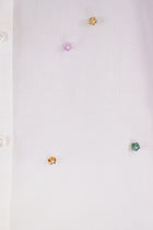 shirt candy off-white silk organza