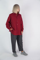 shirt sam wine red