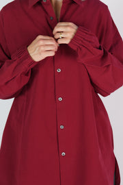 shirt sam wine red