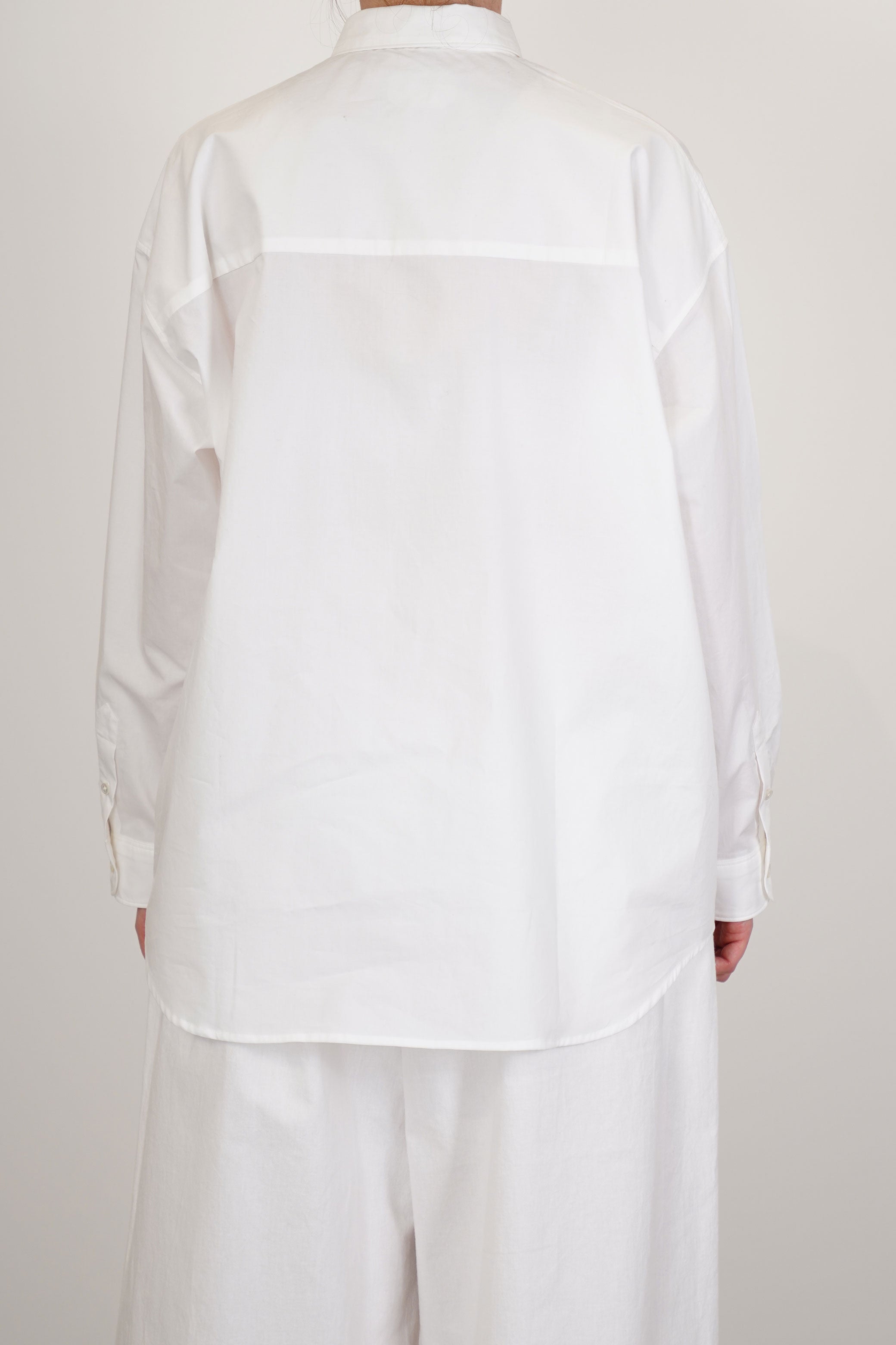 simon ruffle blouse typewriter off-white