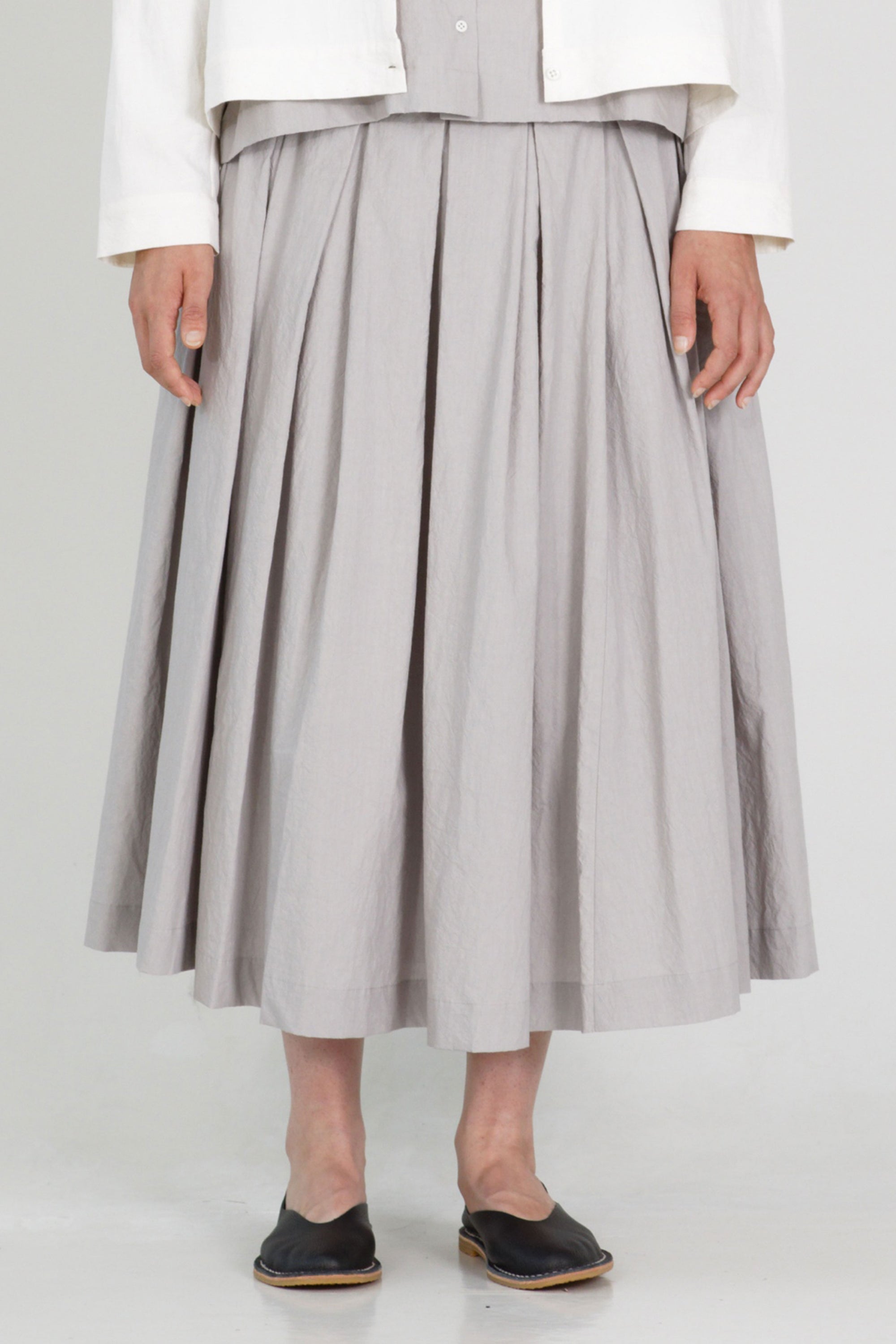 skirt solange light gray