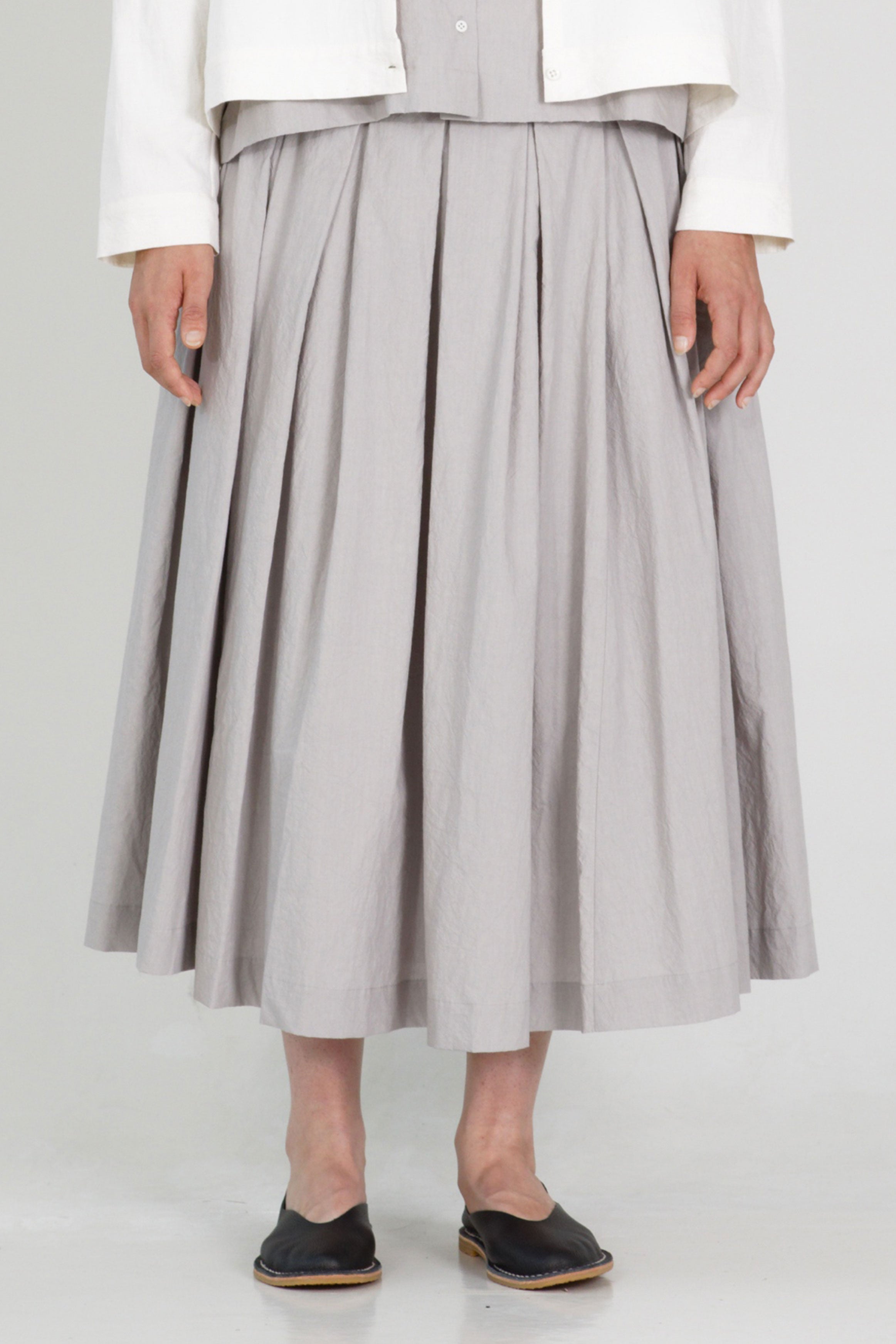 skirt solange light gray