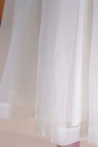 skirt solange off-white silk organza