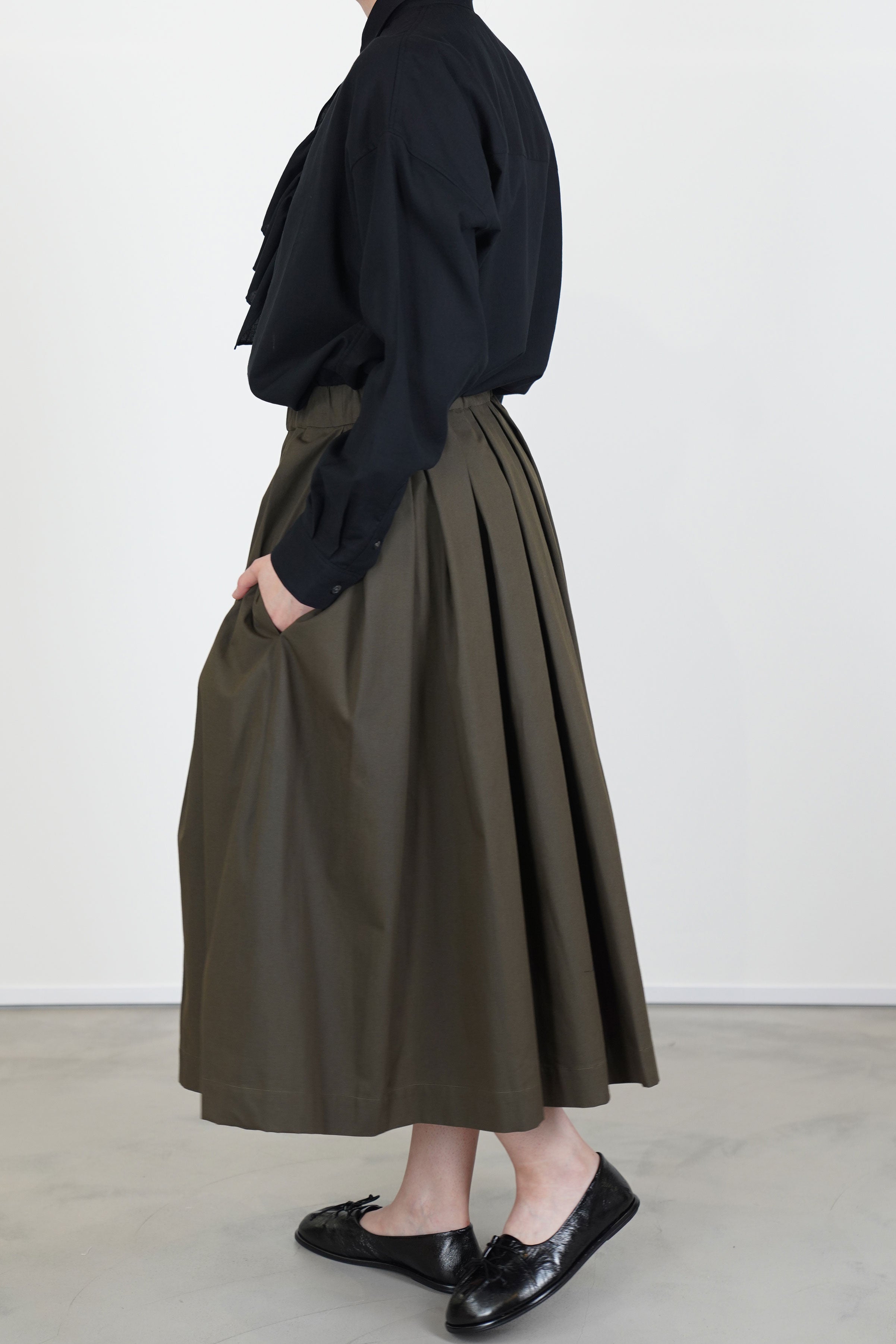 skirt solange olive green