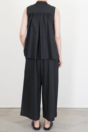 valerie ruffle blouse black