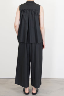 valerie ruffle blouse black