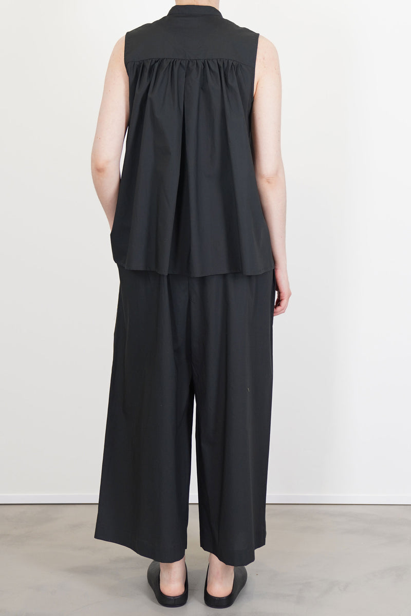 valerie ruffle blouse black