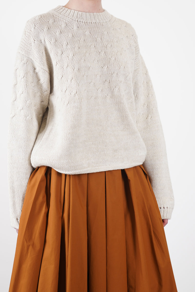 woolen sweater mori nougat