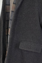big coat wool dark brown