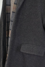 big coat wool dark brown