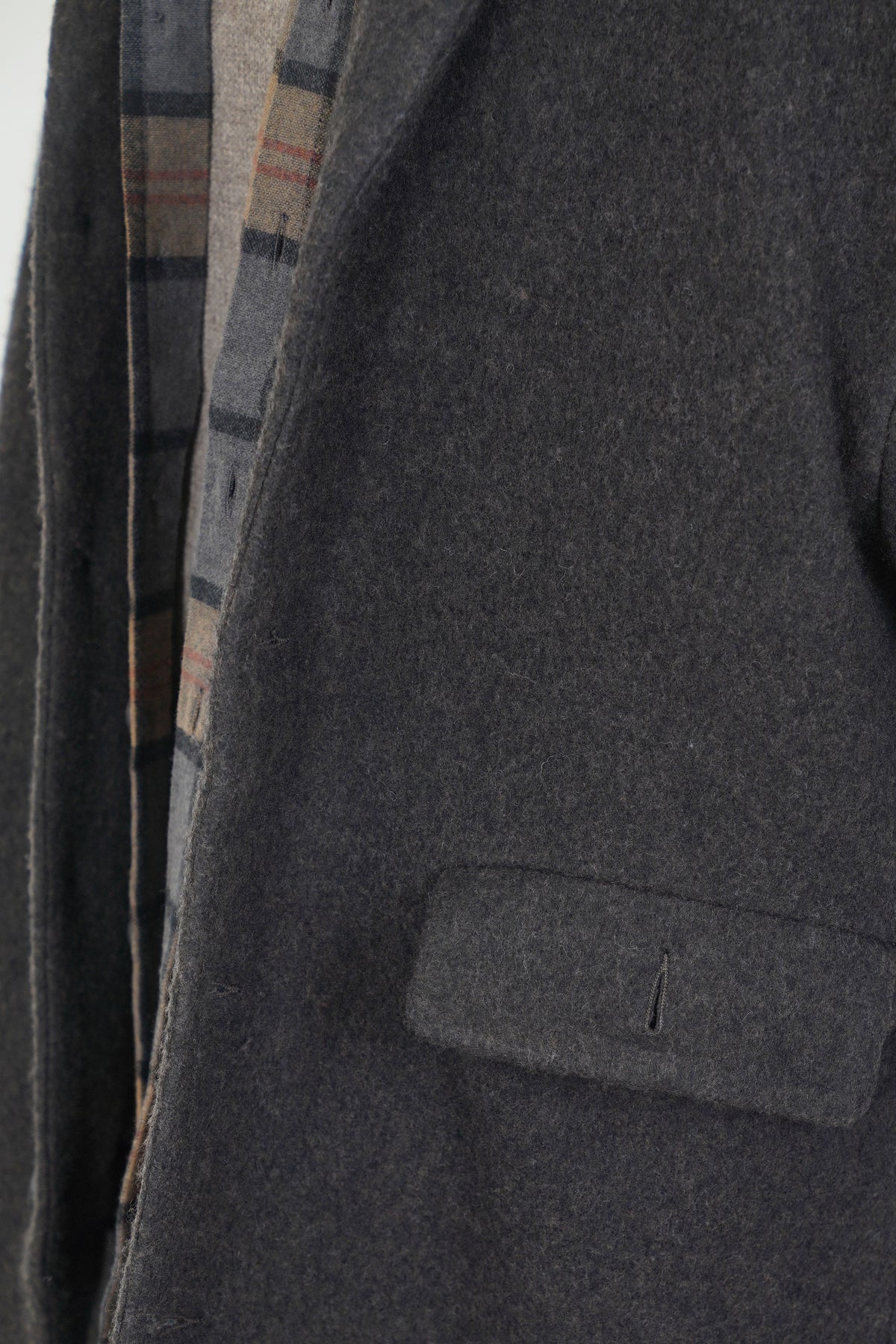 big coat wool dark brown