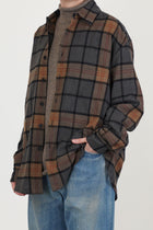 big shirt two wool cashmere check