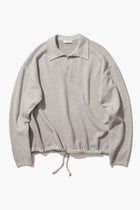 skipper polo sweater wool beige