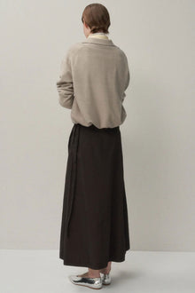 skipper polo sweater wool beige