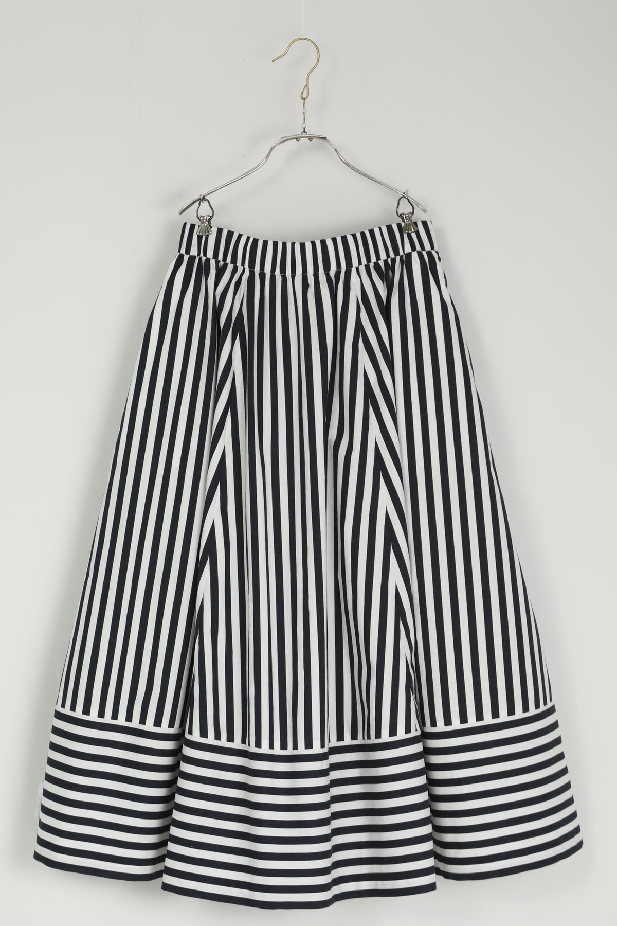 skirt sabrina white x navy stripe