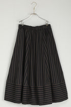 skirt sabrina grey x black stripe