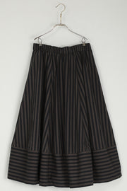 skirt sabrina grey x black stripe