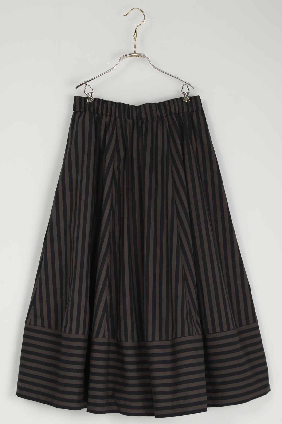 skirt sabrina grey x black stripe