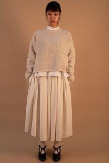 woolen sweater mori nougat