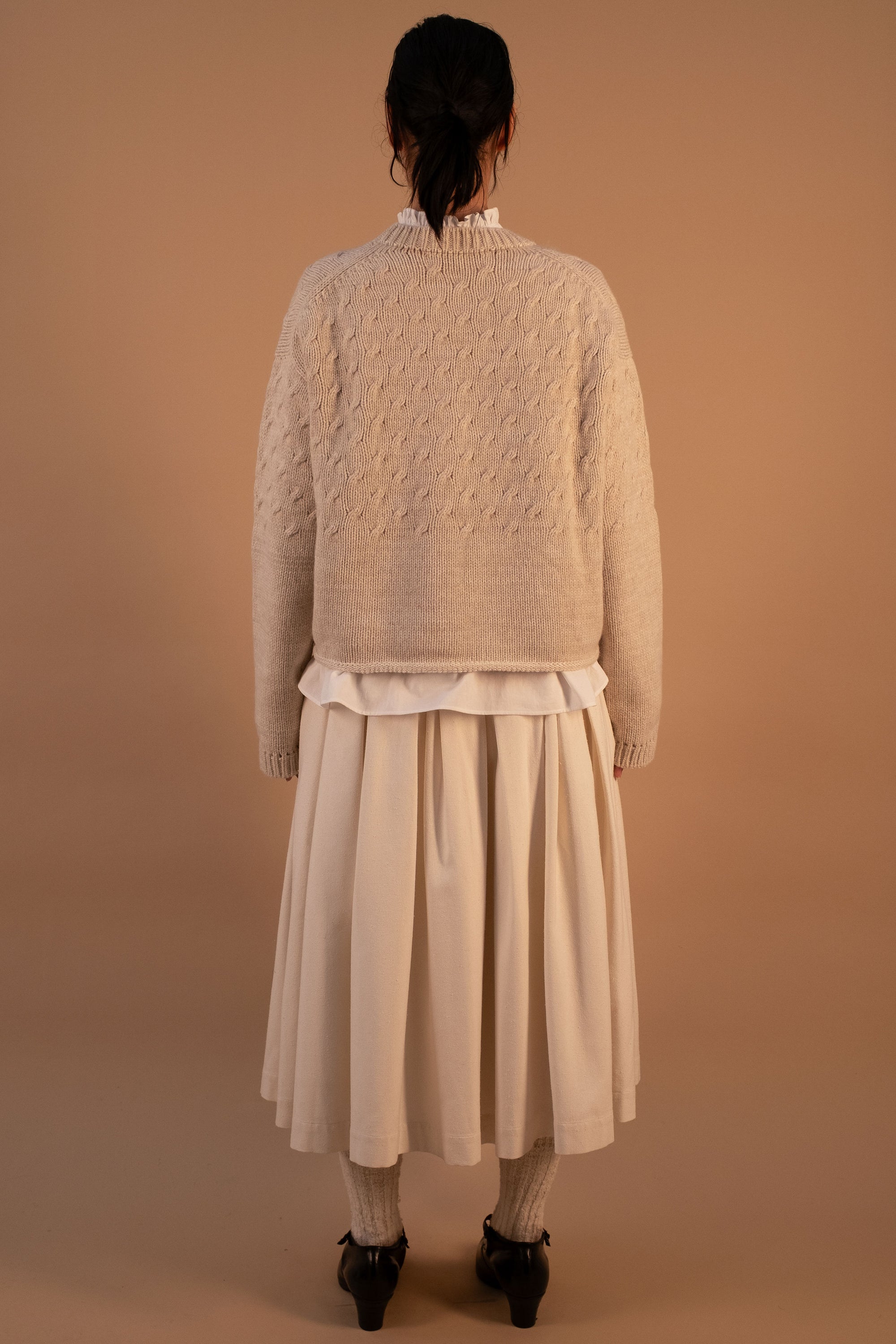 woolen sweater mori nougat