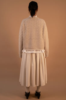 woolen sweater mori nougat
