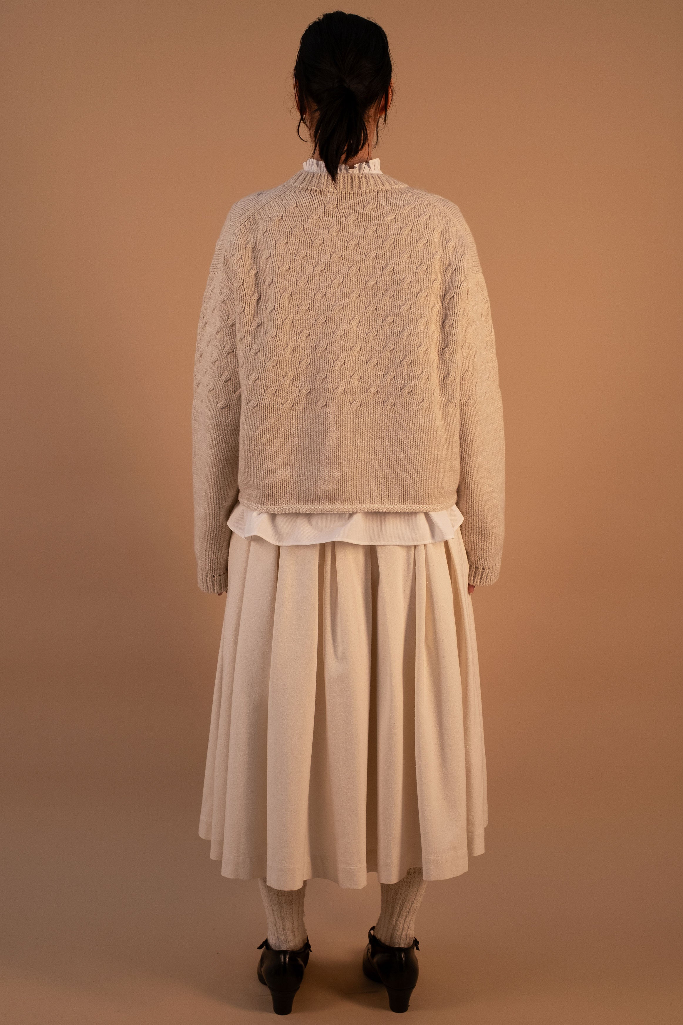 woolen sweater mori nougat